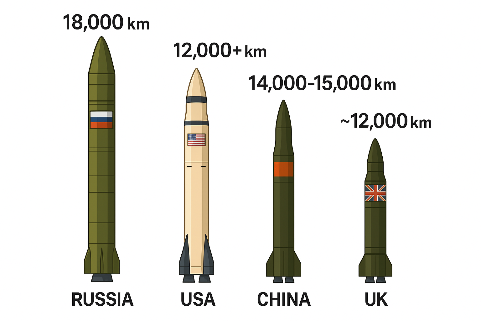 Mísseis que atravessam o mundo: o homem já criou armas capazes de cruzar quase todo o planeta