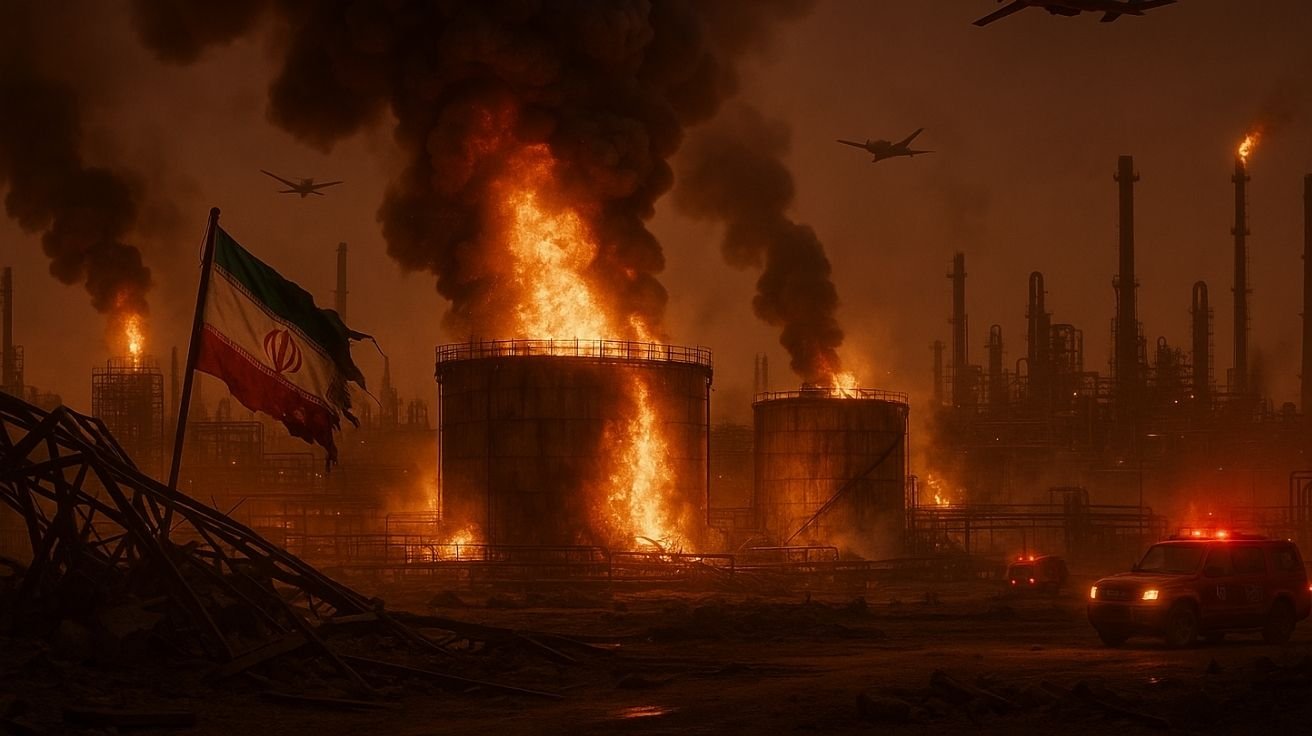 Explosões atingem instalações petrolíferas no Irão após ataques atribuídos aos EUA e Israel